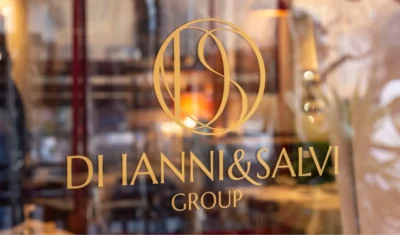 di ianni logo su vetro